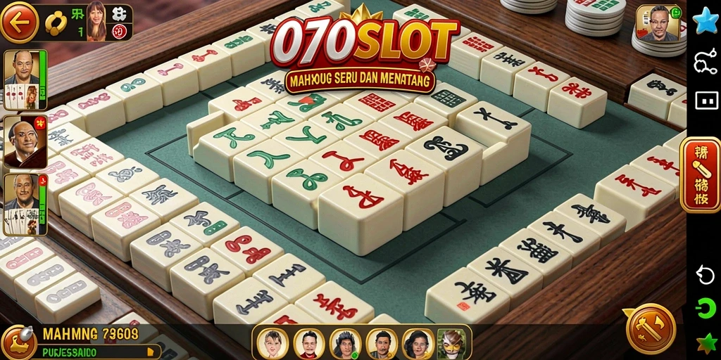 Tampilan screenshot <strong>070SLOT</strong> yang memperlihatkan gameplay Mahjong yang seru.