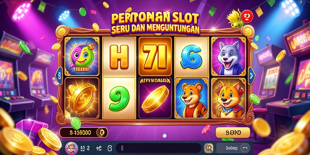 Tampilan screenshot 71H menampilkan keseruan permainan slot yang penuh warna.