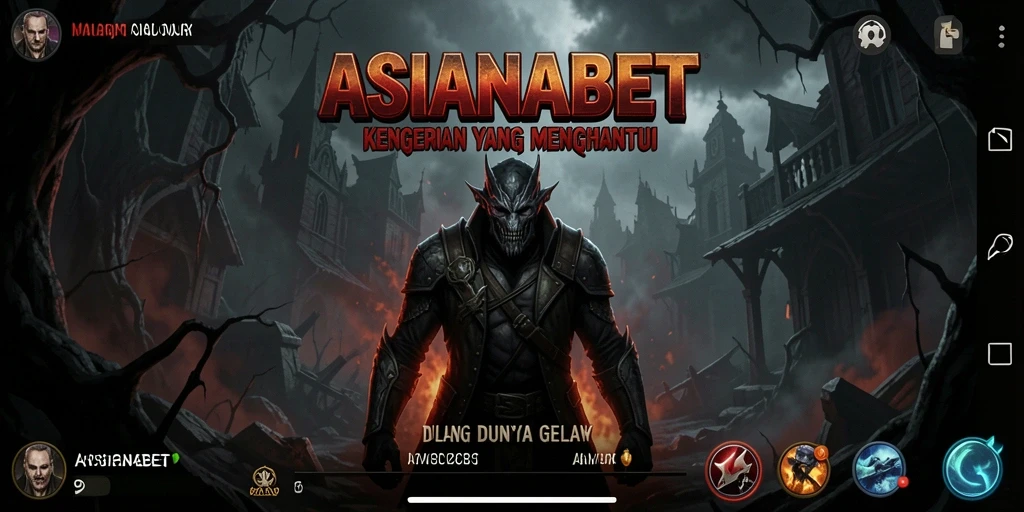 Screenshot gameplay menegangkan saat menjelajahi dunia gelap ASIANABET.