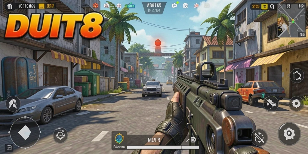 Tangkapan layar utama gameplay seru DUIT8.