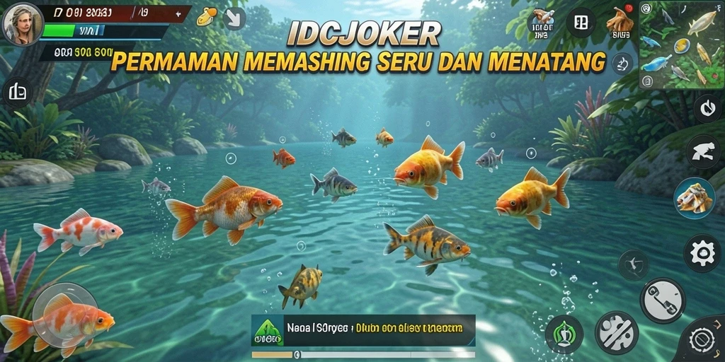 Tangkapan ikan seru dalam gameplay IDCJOKER yang menantang.