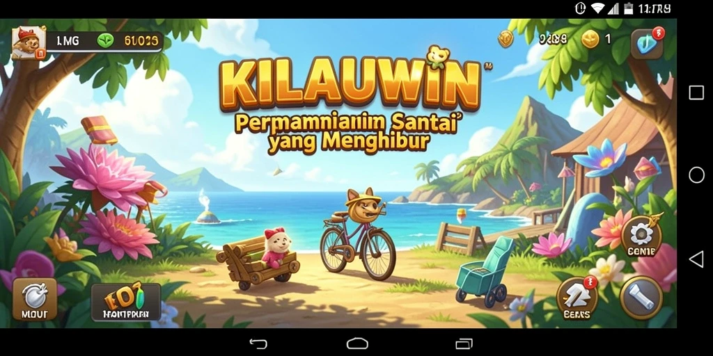 Screenshot KILAUWIN menampilkan gameplay yang penuh warna dan menarik.