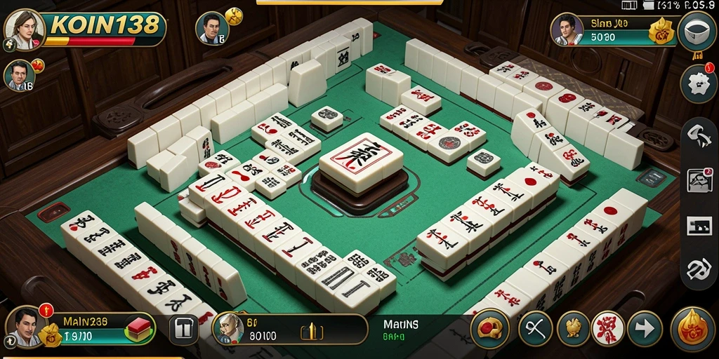 Gameplay seru Mahjong dalam KOIN138 yang menantang dan menarik.