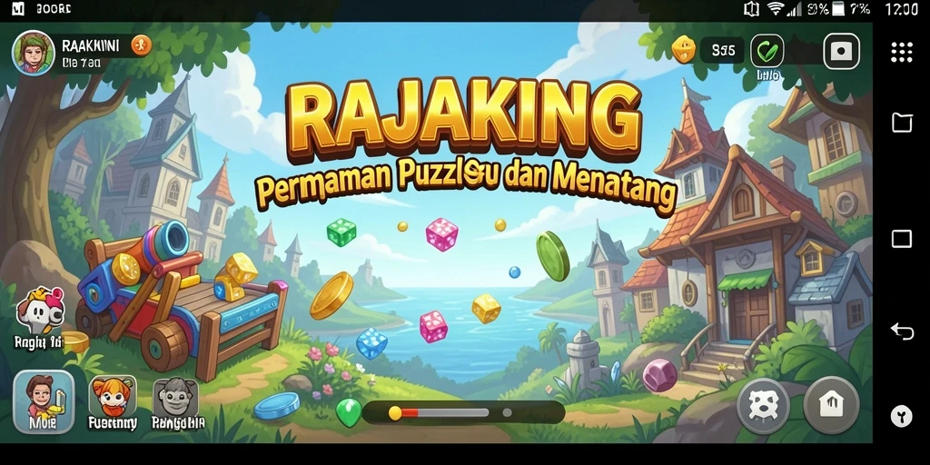 Screenshot gameplay RAJAKING yang menunjukkan teka-teki menarik.