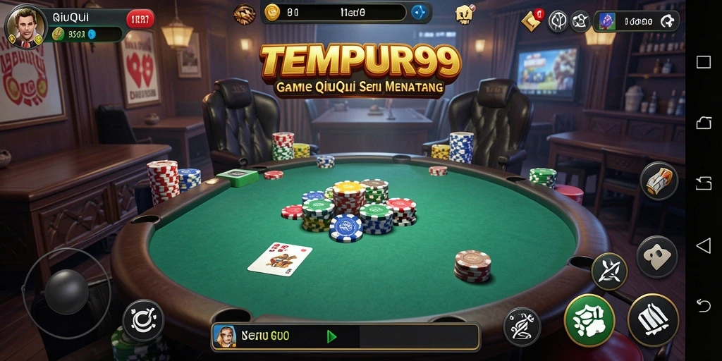 Gameplay seru QiuQiu dengan banyak teman dan tantangan.
