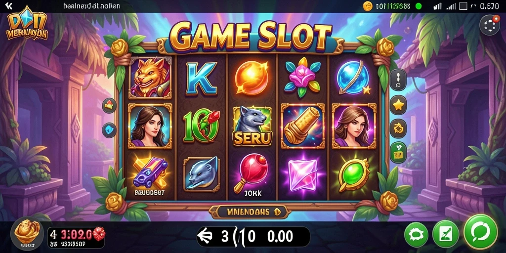 Screenshot gameplay V07 menampilkan keseruan permainan Slot.