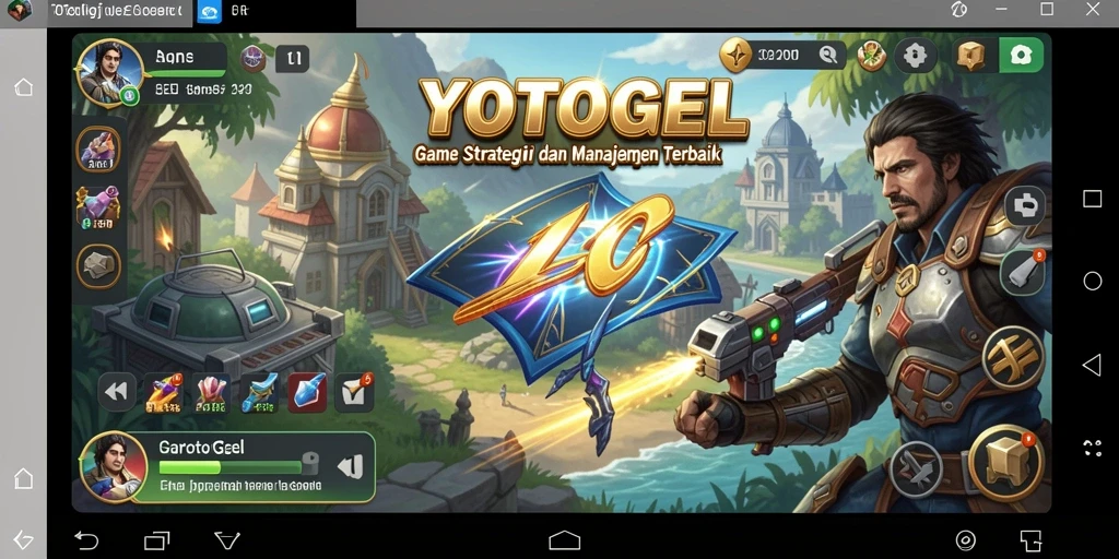 Tampilan menarik dari gameplay strategis YOTOGEL.